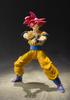 Bandai Фигурка DBZ Сон Гоку Супер Сайян Бог Красные Волосы SH Figuarts 14см 4549660175643 - - -
