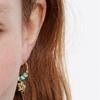 BIMBA Y LOLA [24SS] Turquoise Hoop Earrings B245AIW013TQF