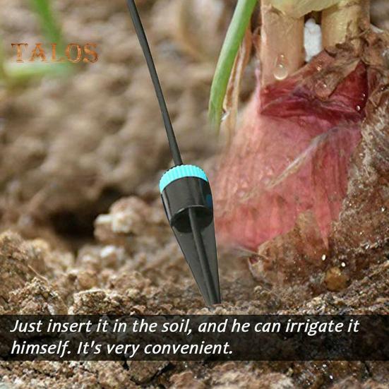 Комплект для капельного орошения, 10 капельниц, система полива растений, автоматическое устройство для капельного орошения садовых газонов, горшечных растений, суккулентов, цветов