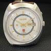 VINTAGE RICOH R31 AUTOMATIC JAPAN MENS SILVER COLOR DIAL WATCH A701952-5 R207-a701952