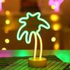 Neon Moon Lamp Holiday Light Flamingo/Heart/Moon/Pineapple/Christmas Tree LED Night Light for Home Festival Wedding Party Decor