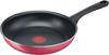 Tefal Frying For Gas Fire Free of Harmful Substances Such As Red Frying Red B55905 Pan, 26cm, Only, PFOA, Non-stick, Long-lasting "Cranberry Pan"