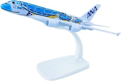 Пассажирский самолет Airbus «Летающая морская черепаха» Airbus A380-841 ANA Lani Honu Металлическая модель самолета M09 Масштаб 1/500 Игрушечный самолет