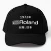 Roland 1972 Осака Япония Бейсболка Кепка Однотонная Кепка Летняя Женская Snapback Черная Хип-Хоп Унисекс Мальчики Рыба Повседневная