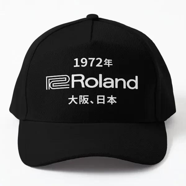 Roland 1972 Осака Япония Бейсболка Кепка Однотонная Кепка Летняя Женская Snapback Черная Хип-Хоп Унисекс Мальчики Рыба Повседневная