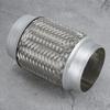 3in x 6in Double Braid Steel Tail Exhaust Pipe Hose Auto Accessory