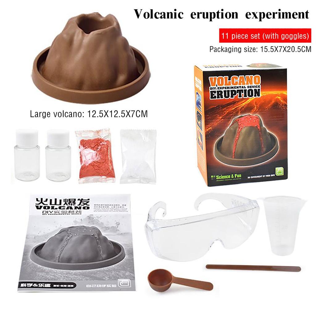 Volcano Eruption DIY Science Experiment Set Children's Toy Equipment Making Science Education Model
