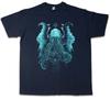 LIGHTNING CTHULHU T-SHIRT Wars Horror Arkham H. P. Miskatonic Lovecraft