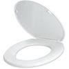 Universal Toilet Seat - Fontastock - FSKFWC006 - Plastic Hinges - 300 X 460 Mm - Screws Included