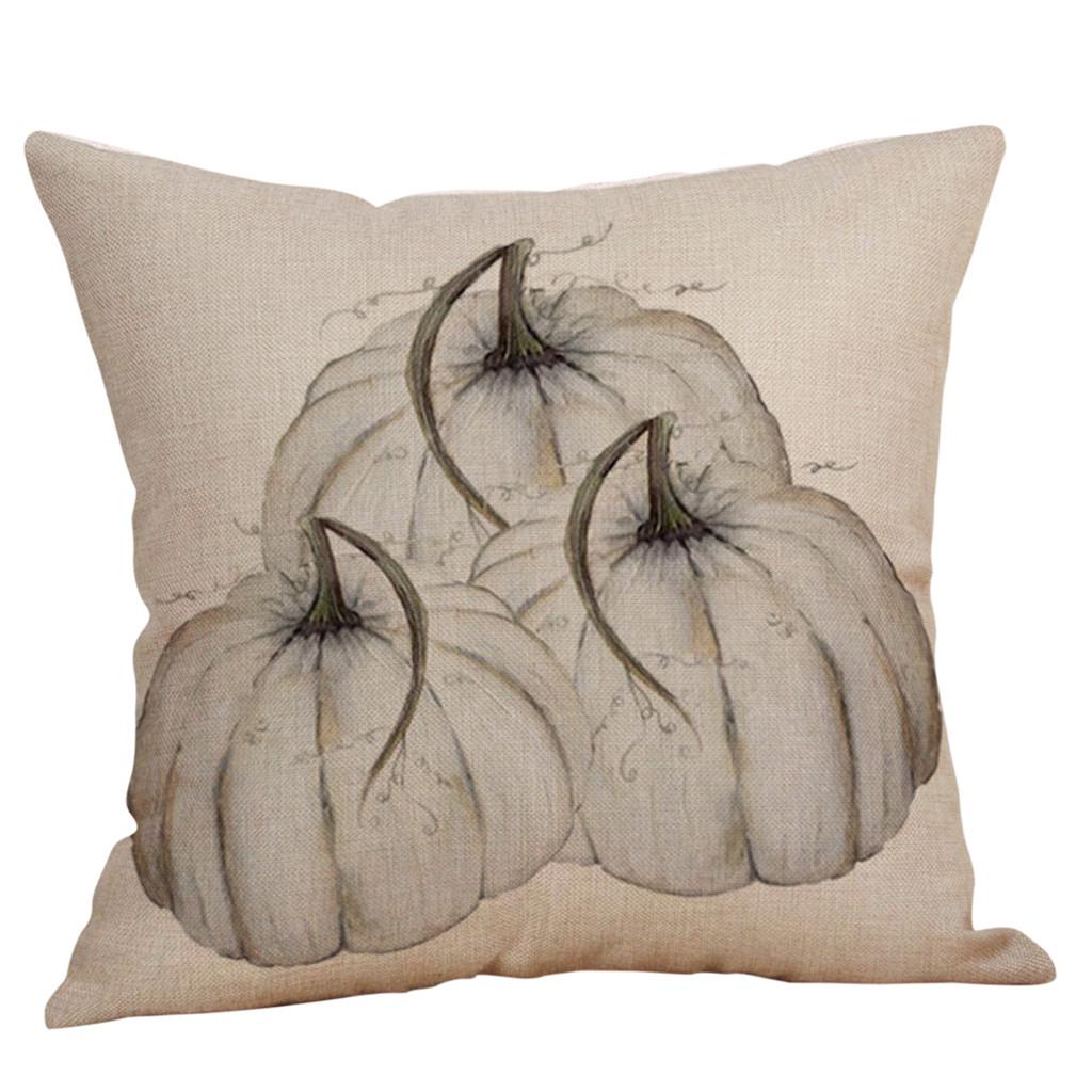 Halloween Cases Linen Sofa Cushion Cover Home Decor