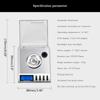 20g/0.001g Jewellery Scale Mini Digital Pocket Scale High Precision Diamond Gem Gold Balance Scale Household Kitchen Weighing