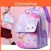 Rabbit Pattern Cartoon School Backpack For Toddler  Comfortable Strap Shoulder