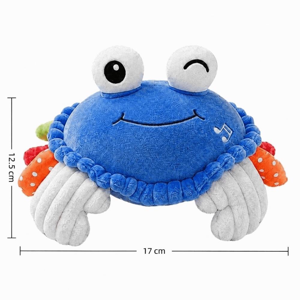Dynamic Music Electric Plush Crawling Crab Toys Babies Educational Toy For Birthday Gift