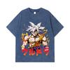 275 GSM Washed T-shirts 100% Cotton Dragon Ball V11 Goku Ultra Print Unisex Heavy Cotton T Shirt