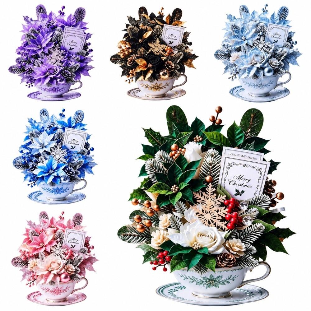 with Envelope & Message Note Christmas Greeting Cards 3D Pop Up Card for Mother's Day
