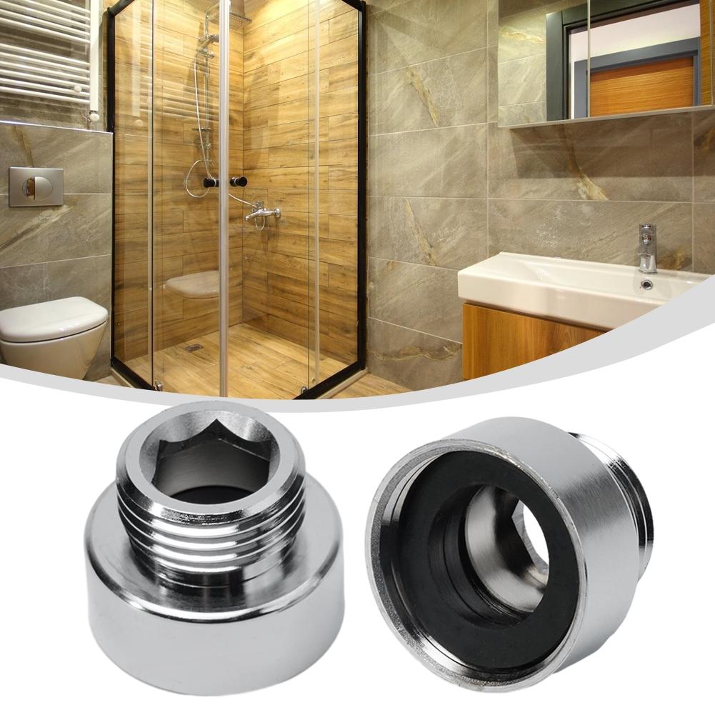High Quality Chrome Plated Shower Head Adapter 34 Female To 12 Male Reducer