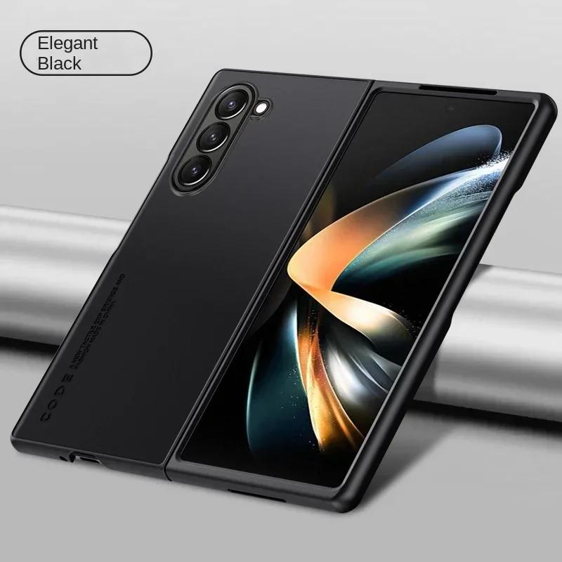 Чехол из углеродного волокна и ПУ-кожи для Samsung Galaxy Z Fold 7 6 5 4 3 Fold7 Fold6 Fold5 Fold4 5G, противоударный чехол из твердого пластика