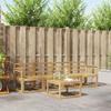 Outdoor Sofa Set 5 pcs White 59 x 59 x 37 cm