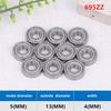 10Pcs Skateboard Bearings Miniature Deep Groove Ball Bearings 693 694 695 696 697 698 699 Zz For Scooter Or Toys