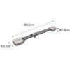 Yamazaki Magnetic Tiered Measuring Spoon, Black, Approx. W22 x D3.5 x H1.8cm, Tower, Easy to Pour While Standing, Model 6924