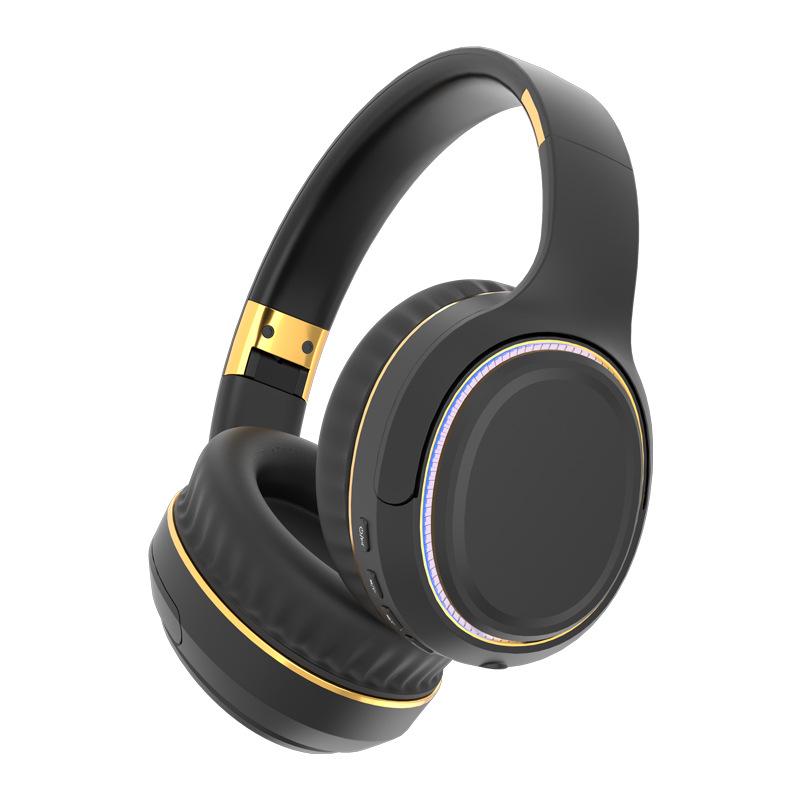 Новые беспроводные Bluetooth-наушники H6 с атмосферной подсветкой и мощными басами, складной и выдвижной дизайн