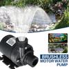 Низкошумный микро-водяной насос DC12V/24V Бесщеточный двигатель Погружной Адаптер для аквариумной воды Насос для пруда Фонтан Для аквариума Сад