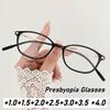 Neutral Retro Square Frame Reading Glasses Fashionable Ultralight Glasses Men Women Blue Light Barrier Presbyopia Glasses