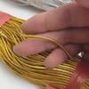 Gold & Silver Elastic Wire (1mm-2mm) Rope for Tags