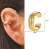 17 км винтажные серьги-манжеты, простые серьги-манжеты для женщин и девочек, золотые серьги-клипсы без пирсинга, модные клипсы на ухо, новинка 2021 года, ювелирные изделия