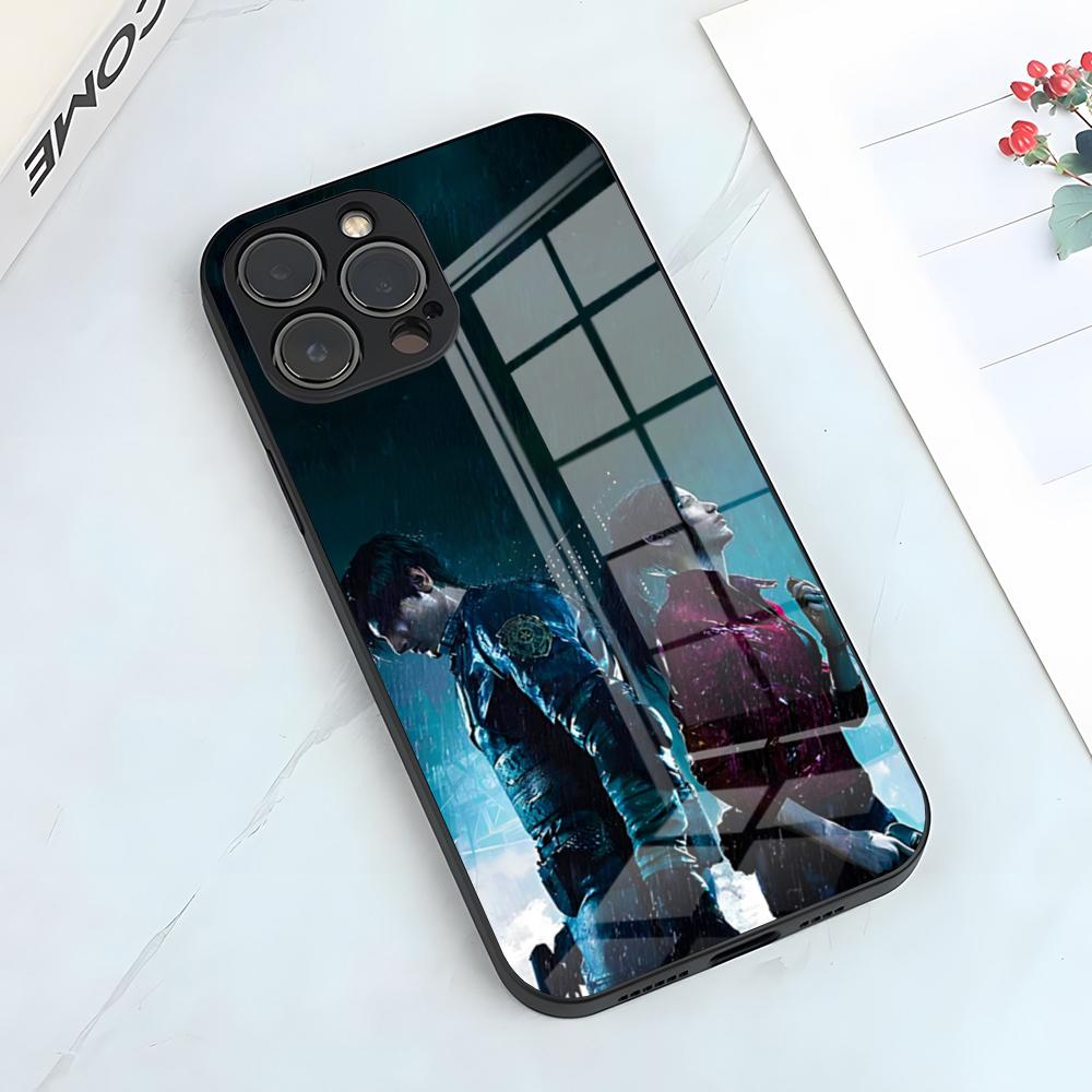 Чехол для телефона Resident Evil Umbrella для iPhone 17 Pro Max 15 Pro 16 14 Plus 12 13 Mini 11 Pro Ударопрочный стеклянный чехол