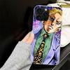 JoJo Кира Йошикаге Killer Queen Чехол для iPhone 13 12 Mini 11 Pro Max Мягкий чехол для телефона X XS XR 7 SE 8 Plus 6 6S 5 5S Силиконовый B