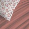 Pack complet housse de couette réversible "Vanessa" 6 pièces pour lit 180 x 200 "King Size" Eloise Abricot
