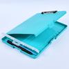 File Folder Organizer with Strong Lock Non-Slip Clips Hanging Holes 3-in-1 Clipboard Pencil Case File