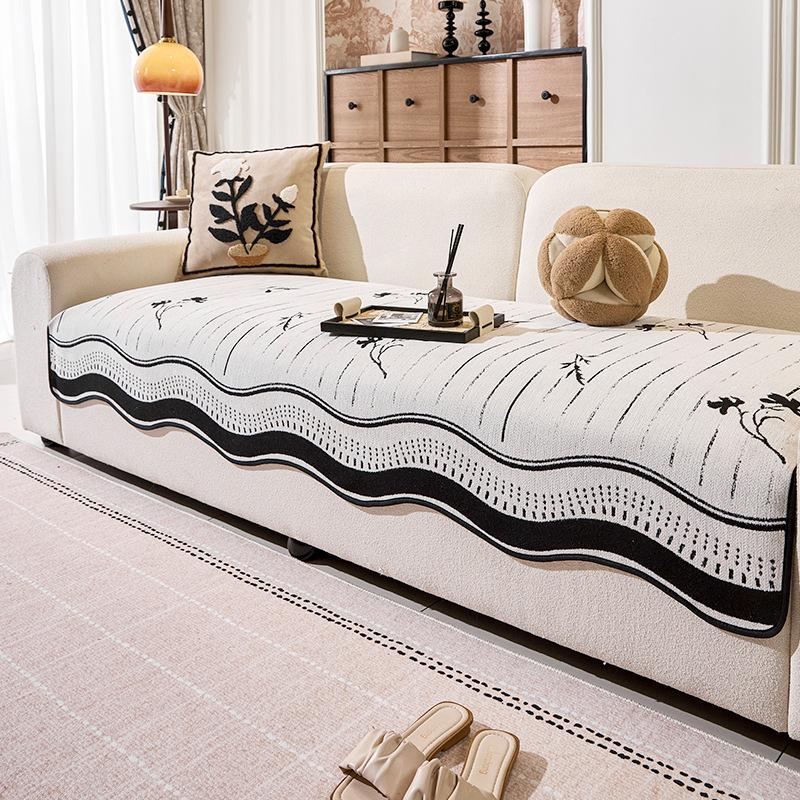 Irregular Sofa Cushion, High-End Sense, Universal In All Seasons, Straight Row Non-Slip Sofa, Seat Cushion Cover New Model