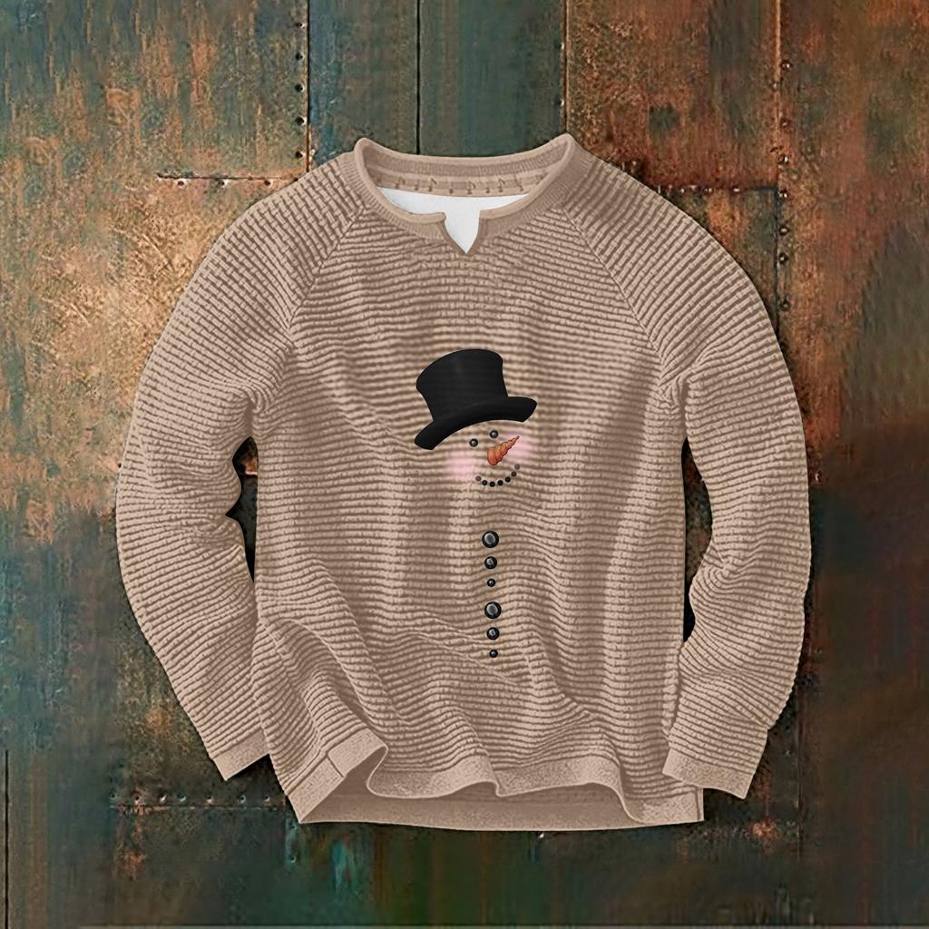 Мужская толстовка с капюшоном свободного кроя с принтом кукурузного зерна и круглым вырезом