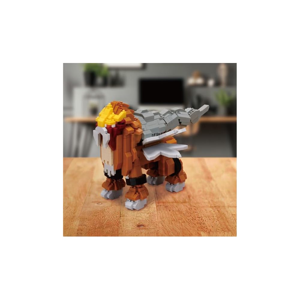 Строительный набор Kawada Nanoblock Entei Deluxe Edition 7x28x21 см для возраста 12 лет и старше