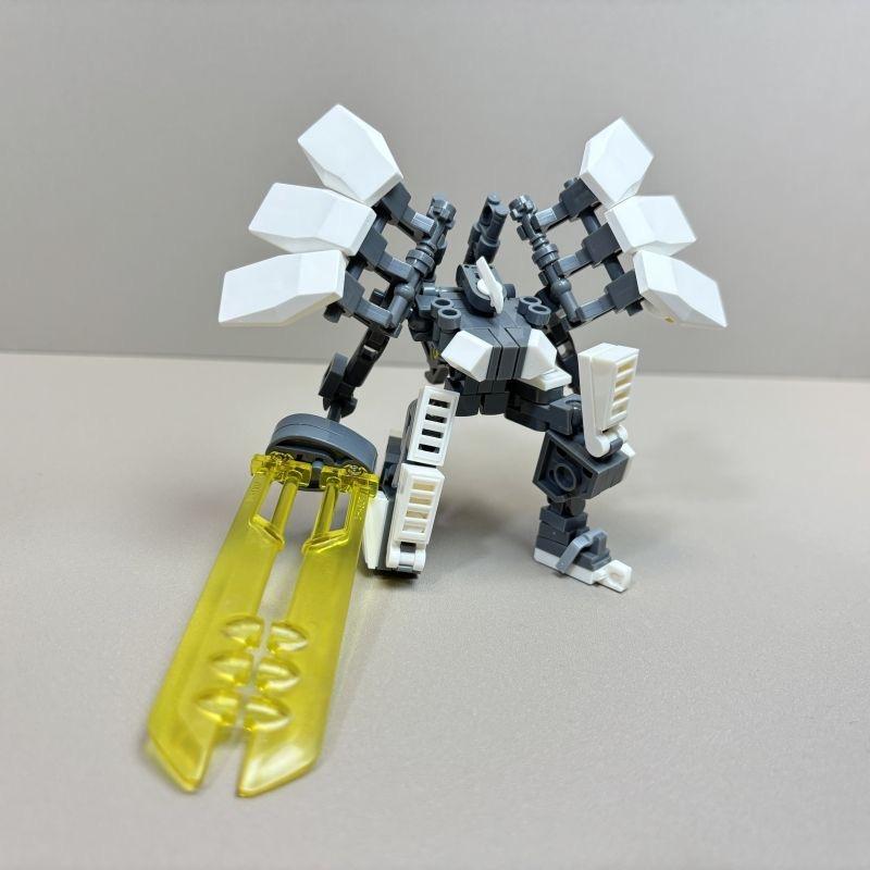 MOC Бронированный робот Конструктор Модель Детские игрушки Оригинальный дизайн Фигурка Игл Мех Воин Набор блоков Игрушки для детей