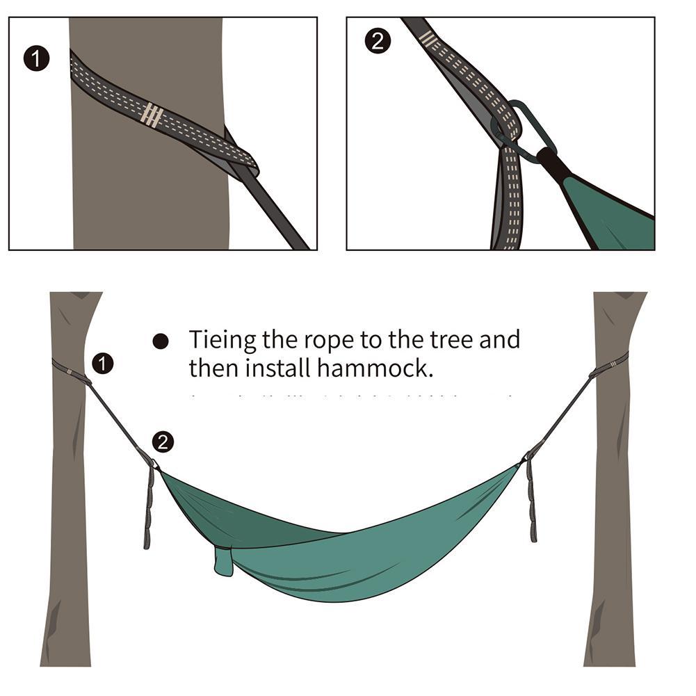 1/2PCS Hammock Straps Belts Extra Strong & Lightweight Ropes 600 Polyester Hammock Straps Stret N0T5