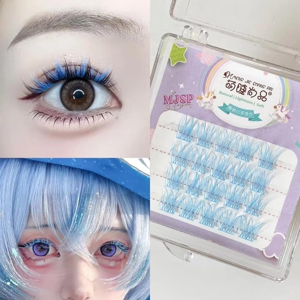 Natural Look Eyelash Extensions Wispy Style Segmented Lashes Natural Individual Lashes For Women
