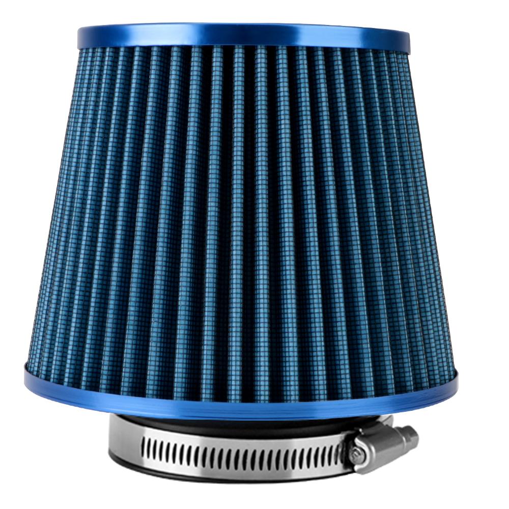 Автомобильные аксессуары Комплект для впуска холодного воздуха Фильтр для впуска воздуха в автомобиль Универсальный 3-дюймовый спортивный сетчатый конус с высоким расходом 76 мм