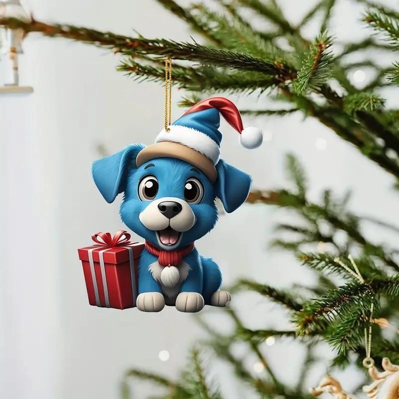 Charming Cartoon Dog Car Pendant Stylish Home Decor Gift For Kids And Families