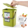 Kitchen Trash Can Hanging Organic Waste Bin Large Capacity Compact