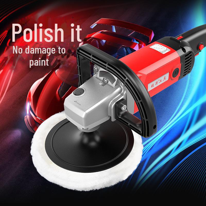 Регулируемая полировальная машинка для автомобиля 220 В: Машина для нанесения воска, глазирования и герметизации для домашнего ремонта