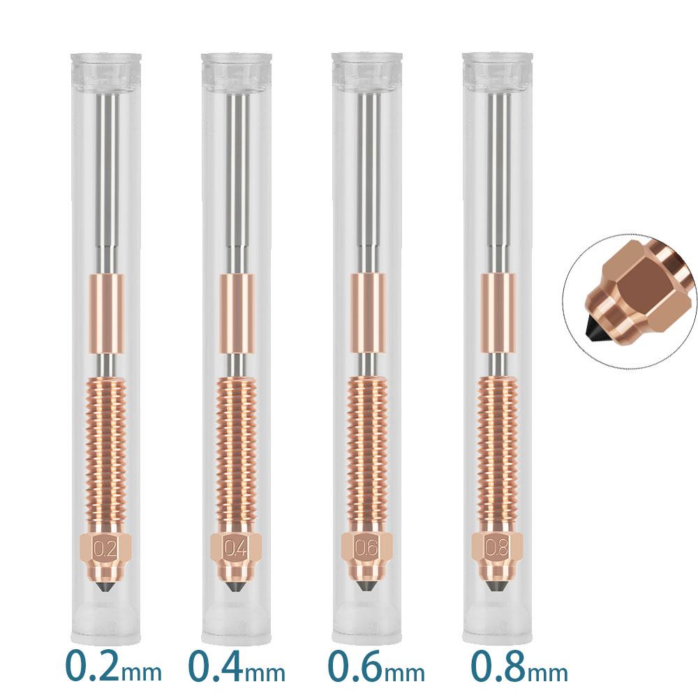 For Creality K1c Nozzle K1 Max Hardened Steel Nozzle Quick Swap All-in-one High Flow Bimetal Heatbreak For Ender 3 V3 Printer 3D