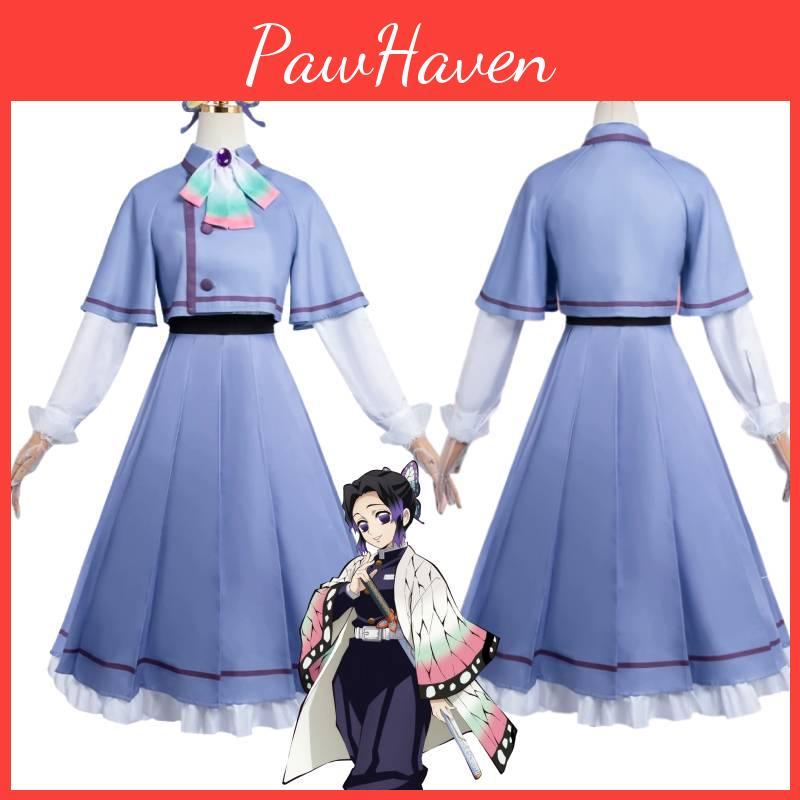 Demon Slayer Cosplay Outfit With Polyester Material For Game And Anime Fans