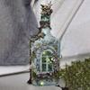 Mysterious Ghost Castle Forest Glowing Creative Wine Bottle Home Gardening Ornaments Resin Crafts
