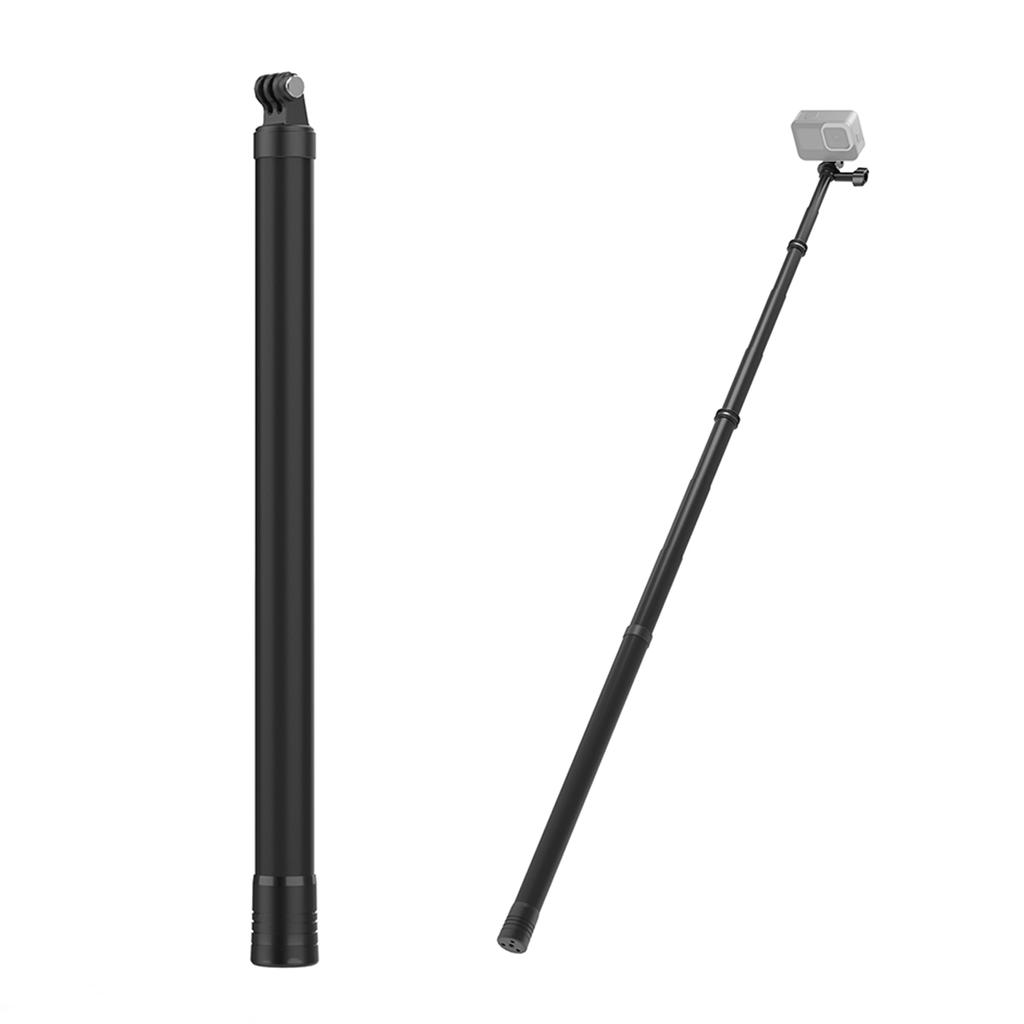 TELESIN 3 Meters Telescoping Selfie Pole Carbon Fiber Selfie Stick Adjustable Extension Pole