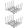 Pot Lid Holders Multipurpose Rack Pans Holder Telescopic Stainless Steel Dishes Plate Stand Rack Kitchen Organizer HMM