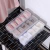 Transparent Desktop Organizer Dustproof Cable Holder 5 Grids Cable Container  Desk Home Office