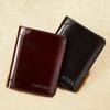 Classic Style Wallet Genuine Leather Rfid Wallets for Men Thin Short Multi Function Tri Fold Card Holder Male Purse Money Clip